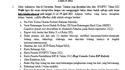 LAPOR DIRI SNMPTN 2022