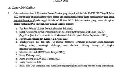 PMDK TAHAP II LAPOR DIRI