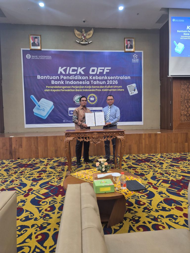 Sinergi Bangun SDM Kaltara, UBT dan Bank Indonesia Resmi Tandatangani Nota Kesepahaman